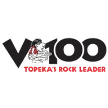 KDVV 100.3 "V-100" Topeka, KS logo