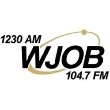 WJOB 1230 AM - 104.7 FM Hammond, IN logo