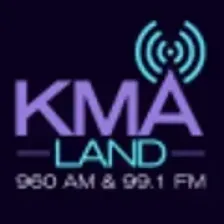 KMA -960 & 99.1 "KMAland" Shenandoah, IA logo
