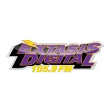 EXTASIS DIGITAL 105.9 (GDL) - 105.9 FM - XHQJ-FM - Radiorama de Occidente - Guadalajara, Jalisco logo