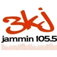 KKKJ "Jammin" 105.5 FM Merrill, OR logo