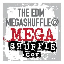 The EDM Megashuffle logo