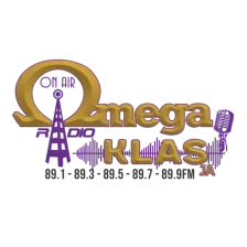 Omega KLAS Radio - God and Sports logo