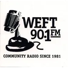 WEFT 90.1 East Central Illinois Community Radio logo