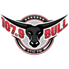 107.9 FM “The Bull” logo