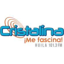 Cristalina Estéreo Neiva 101.3 FM logo