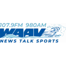 WAAV 107.9 FM & 980 AM The Wave logo