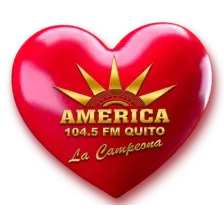 Radio América 104.5 FM logo