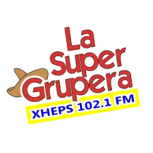 LA SUPER GRUPERA 102.1 (Guaymas) - 102.1 FM - XHEPS-FM - Grupo Radio Guaymas - Guaymas, Sonora logo