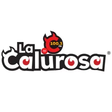 LA CALUROSA 100.3 (Ensenada) - 100.3 FM - XHDX-FM - Esquina 32 - Ensenada, Baja California logo