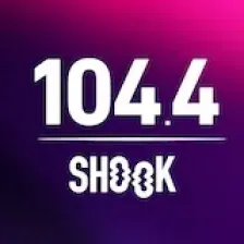 Shook 104.4 logo