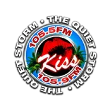 Caribbean KISS FM 105.5 Castries logo