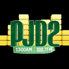 PJD2 102.7 FM Sint Maarten logo