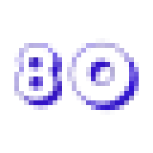 Only 80s radio logo