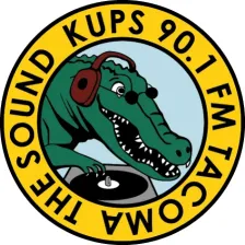 KUPS 90.1 FM TACOMA WA logo