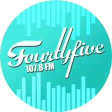 Fourtyfive Radio Jakarta 107.8 logo