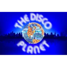 The Disco Planet logo