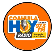 97.5 Coahuila Hoy Radio (Torreón) - 97.5 FM - XHCSBB-FM - Grupo M Radio - Torreón, Coahuila logo