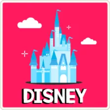 Radios 100FM - 100% Disney logo