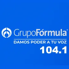 104.1 Grupo Fórmula (CDMX) - 104.1 FM - XEDF-FM - Grupo Fórmula - Ciudad de México logo