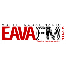 EAVA FM 102.5 FM logo