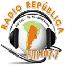 Radio Republica - FM 107.7 - Rio Tala logo