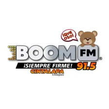 91.5 Boom FM (Cintalapa) - 91.5 FM - XHCCAG-FM - Cadena Boom FM - Cintalapa, Chiapas logo