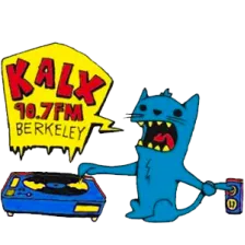 KALX 90.7FM Berkeley logo