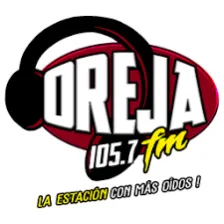 OREJA FM 105.7 (Oaxaca) - 105.7 FM - XHIU-FM - Grupo AS Comunicación - Oaxaca, Oaxaca logo