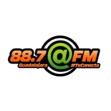 88.7 Arroba FM (GDL) - 88.7 FM - XHGDL-FM - Radiorama de Occidente - Guadalajara, Jalisco logo