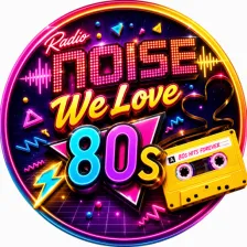 Radio Noise We Love 80s logo
