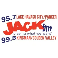 Jack FM 95.7 River Rat Radio logo