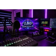 DJHP Broadcasting logo