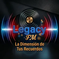 Legacy FM - "La Dimensión de Tus Sentidos". logo