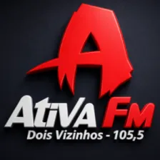 Ativa FM 105.5 logo