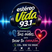 93.1 Estéreo Vida (Ciudad del Carmen) - 93.1 FM - XHPEBS-FM - Ciudad del Carmen, Campeche logo